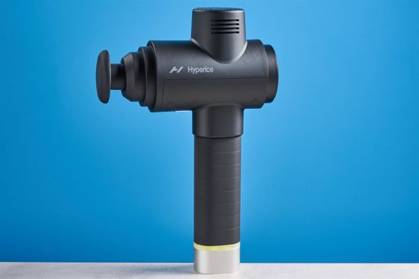 Pistolet de massage Hyperice Hypervolt 2 Pro noir mat avec molette de réglage